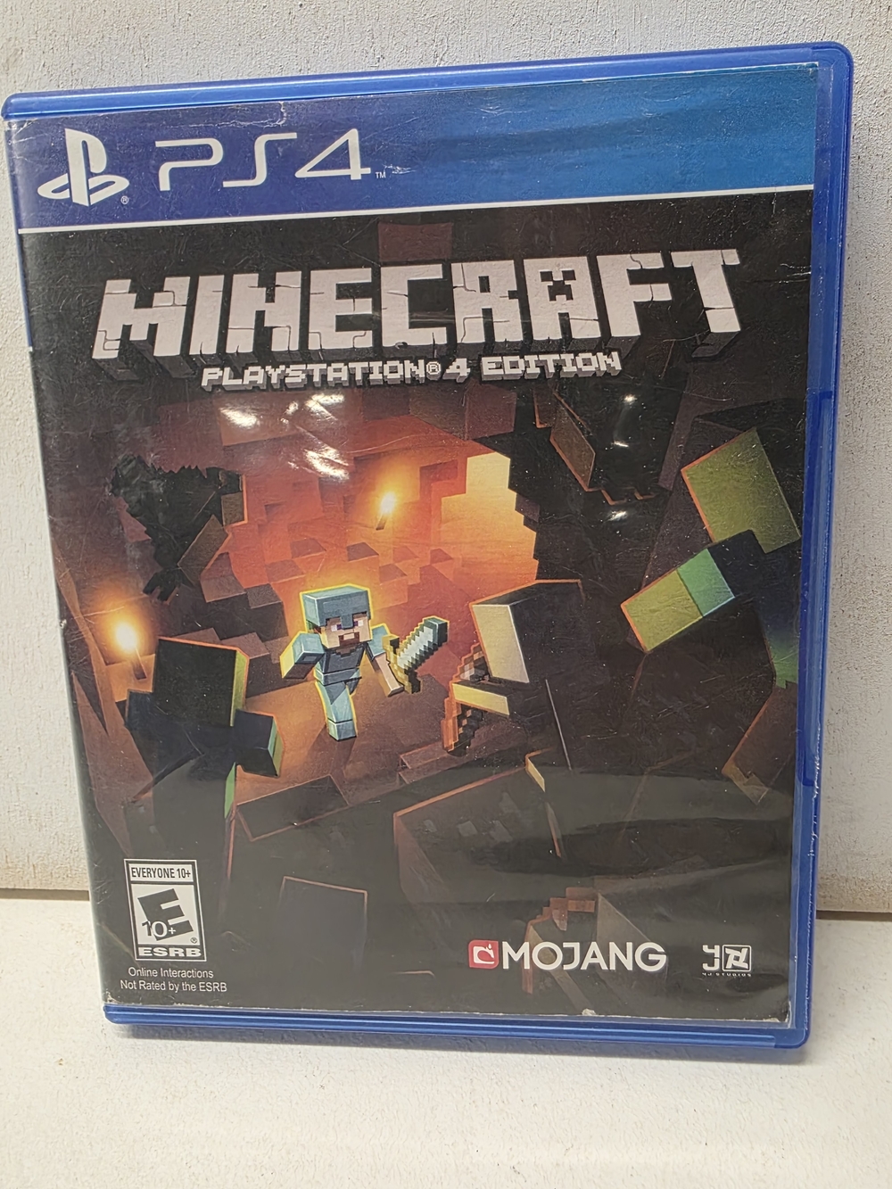 Minecraft PlayStation 4 Edition PS4 2014 Sony Mojang Tested Working w/ Case